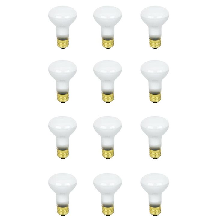 Feit Electric 45-Watt Soft White (2700K) R20 Dimmable Incandescent Flood Light Bulb Maintenance Pack (12-Pack)