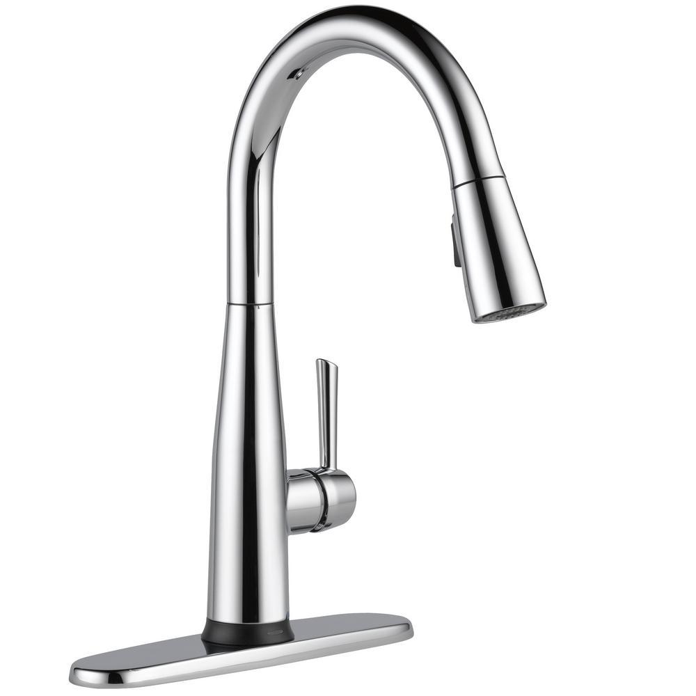 Essa Touch2O Technology Single-Handle Pull-Down Sprayer Kitchen Faucet with MagnaTite Docking in Arctic Stainless - Super Arbor
