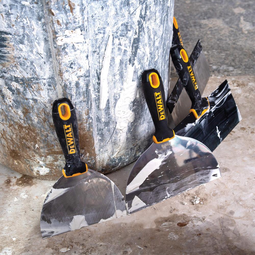 6 in. Stainless Steel Putty Knife with Soft Grip Handle - Super Arbor