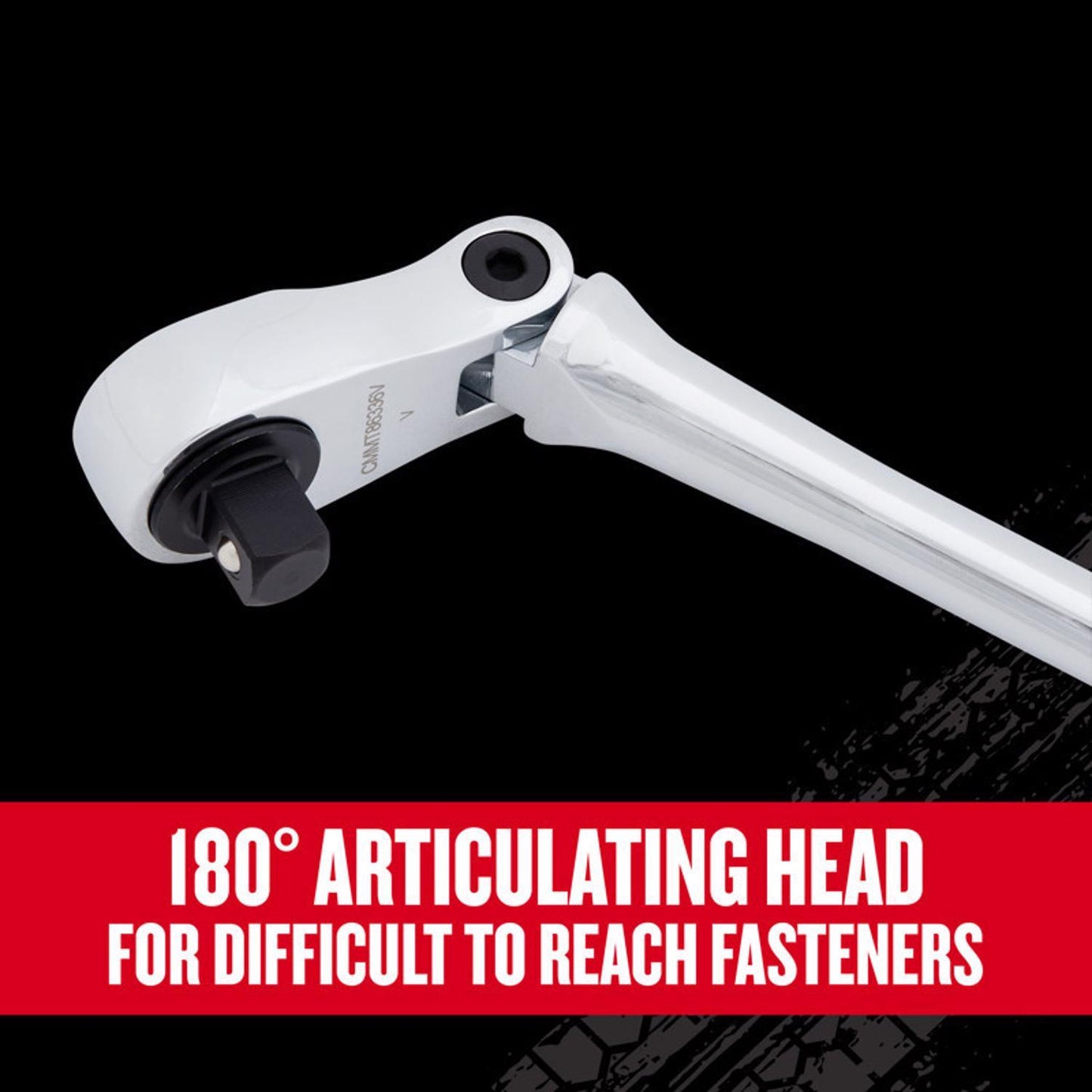 Craftsman V-Series Comfort Grip Long Flex Head Ratchet, 1/2 in. Drive, 96 Teeth