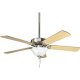AirPro 2-Light Brushed Nickel Ceiling Fan Light