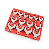 1/2 in. Drive 1-1/16 - 2 in. Crowfoot Wrench Set (14-Piece) - Super Arbor