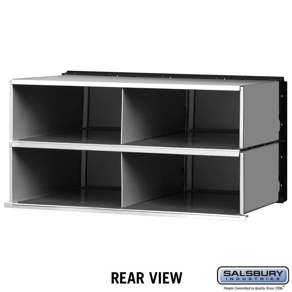 Aluminum Mailbox with 4 Doors for Rack Ladder System