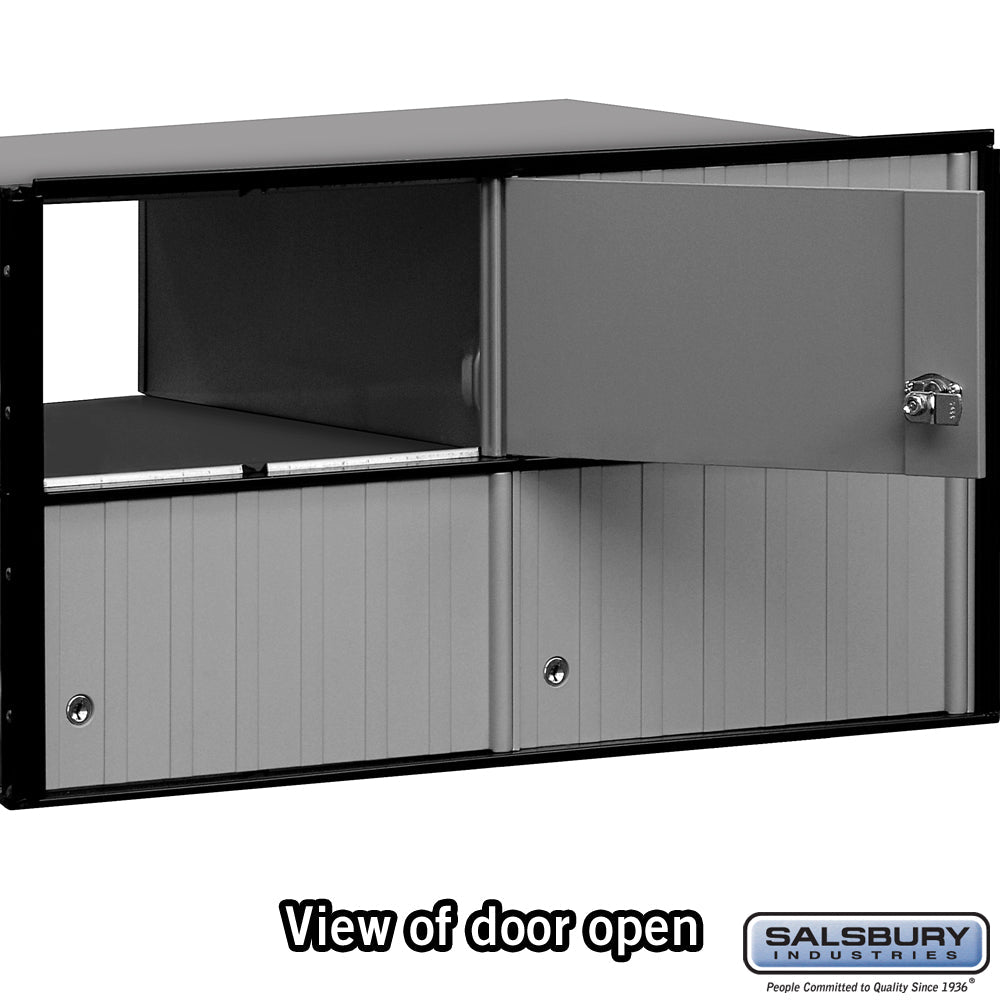 Aluminum Mailbox with 4 Doors for Rack Ladder System