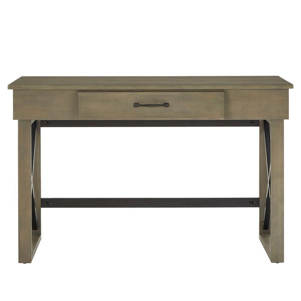 Grey Lift Top Desk With One Usb Charing Port - Super Arbor