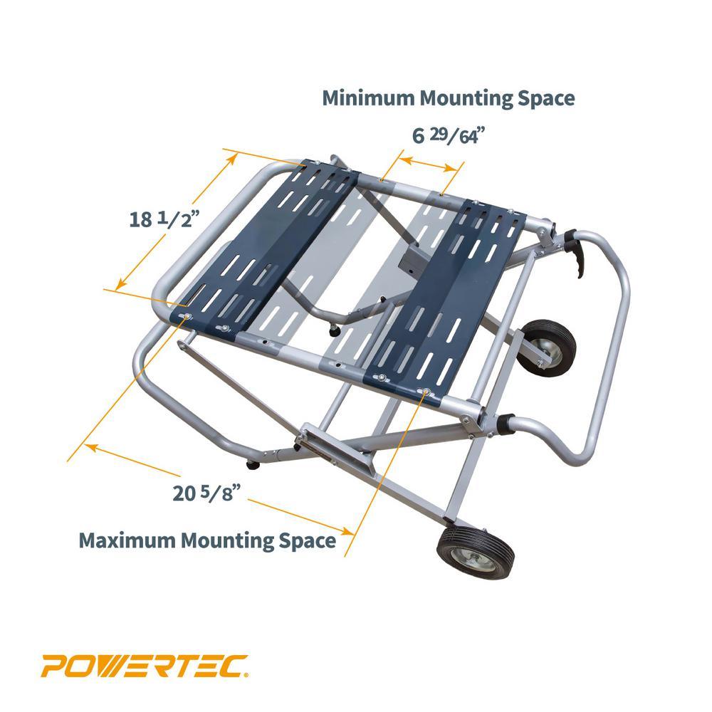 Rolling Foldable Table Saw Stand - Super Arbor