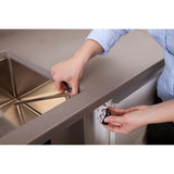 Straight Stainless Steel Cloth Holder