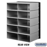 Aluminum Mailbox with 10 Doors - Standard System
