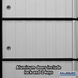 Aluminum Mailbox with 10 Doors - Standard System