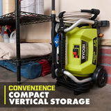 RYOBI 1900 PSI 1.2 GPM Cold Water Wheeled Electric Pressure Washer with 12 in. Surface Cleaner