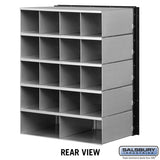 18-Door Aluminum Mailbox System - Rear Loading - Secure and Durable