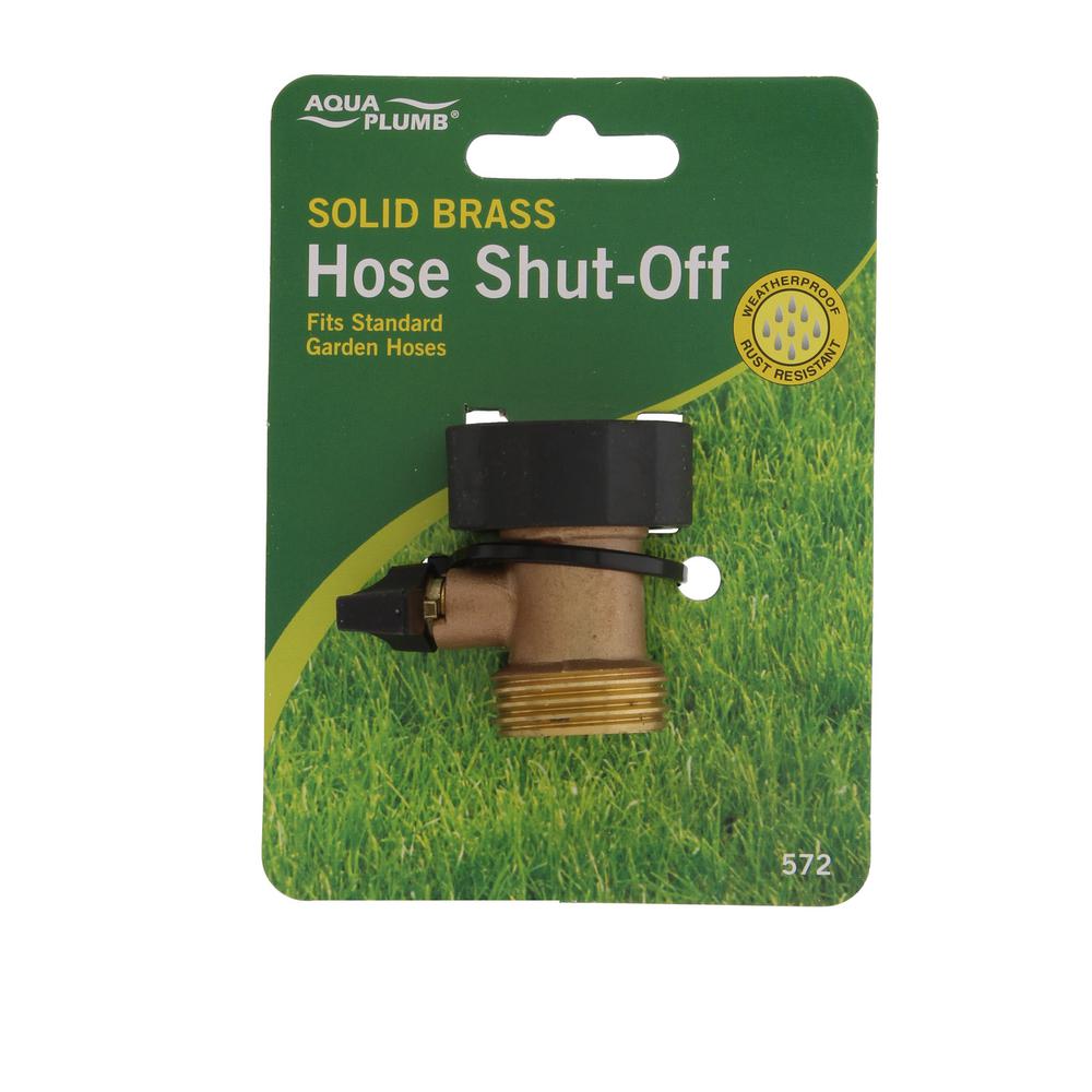 2-1/4 in. Solid Brass Hose Shut-Off - Super Arbor
