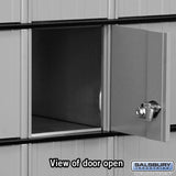 Aluminum Mailbox with 20 Doors - Rear Loading System