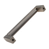 5 in. Screw Spacing Satin Nickel Solid Knurled Cabinet Drawer Bar Pulls (10-Pack) - Super Arbor