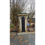 Bountiful Life 3-Door Front Access Lockable Ground Mount Mailbox in Black - Super Arbor