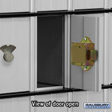 Aluminum Mailbox with 30 Combination Lock Doors - Rear Loading System