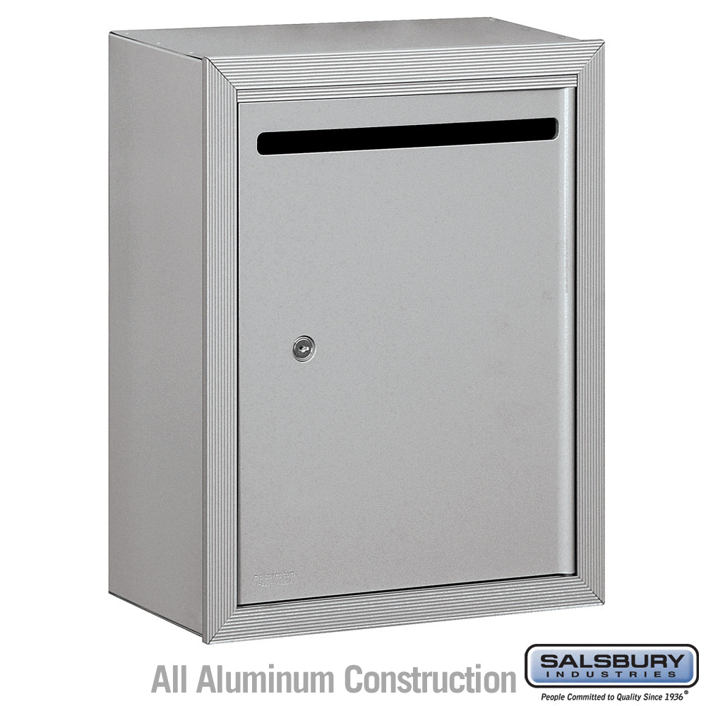 Surface Mounted Aluminum Letter Box with Commercial Lock