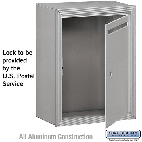 Surface Mounted Aluminum Letter Box with USPS Access