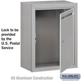 Surface Mounted Aluminum Letter Box with USPS Access
