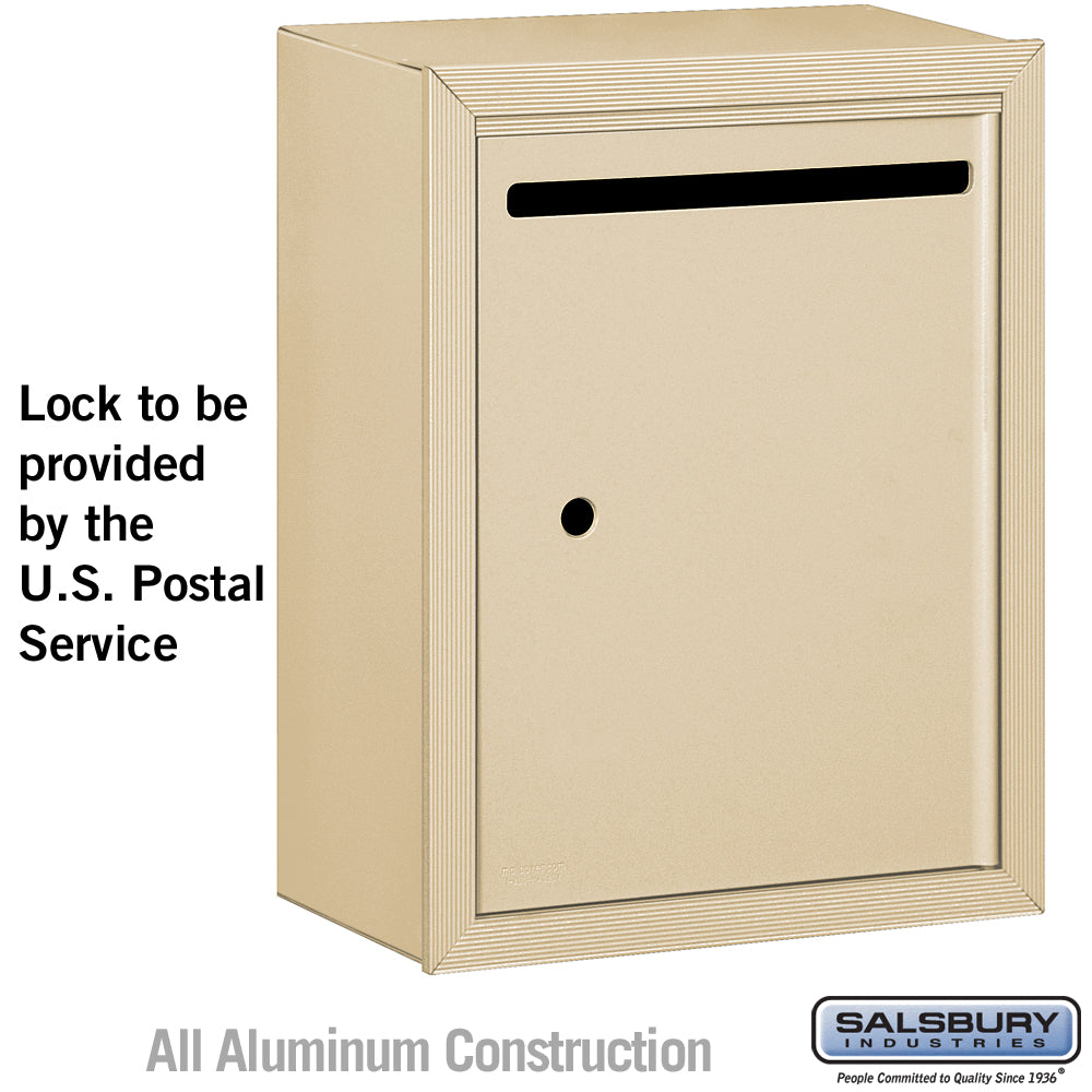 Surface Mounted Sandstone Letter Box with USPS Access
