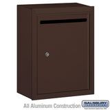 Salsbury Bronze Surface Mounted Letter Box with Commercial Lock, 15"W x 19"H x 7.5"D