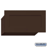 Bronze Recessed Mail Drop with Spring-Loaded Flap