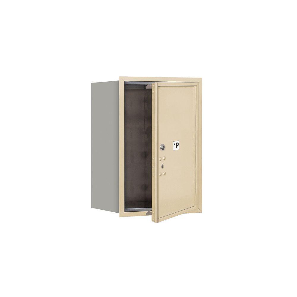 3700 Series Private Front Loading 6 Door High Unit 23-1/2 in. Parcel Locker 1 PL6 4C Horizontal Mailbox in Bronze - Super Arbor