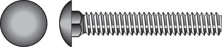 Hillman 1/4 in. x 3-1/2 in. Stainless Steel Carriage Bolts, 25-Pack