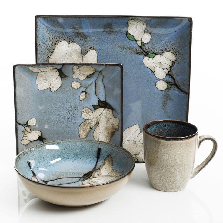 Bloomington 16-Piece Casual Miscellaneous Stoneware Dinnerware Set (Service for 4)