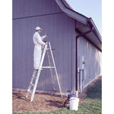 Werner 8 ft. H Aluminum Step Ladder Type IA 300 lb. capacity