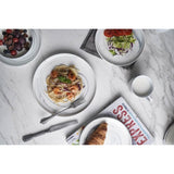32-Piece Casual Gray Porcelain Dinnerware Set (Set for 8)