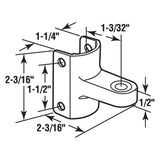 Chrome Top Pivot Hinge - Super Arbor