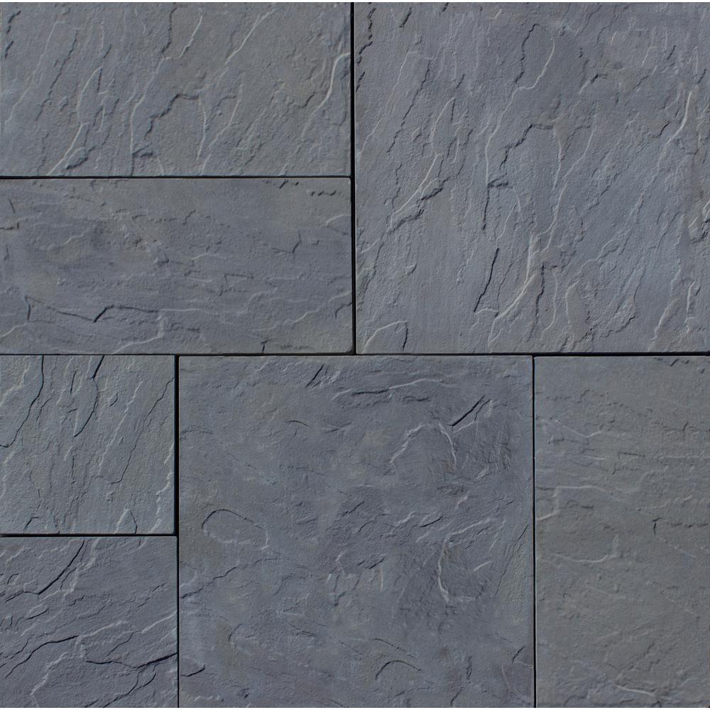 Patio-on-a-Pallet 126 in. x 126 in. Concrete Tan Variegated Kingsmill Yorkstone Paver - Super Arbor