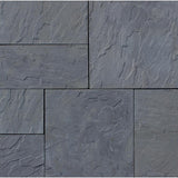 Patio-on-a-Pallet 126 in. x 126 in. Concrete Tan Variegated Kingsmill Yorkstone Paver - Super Arbor