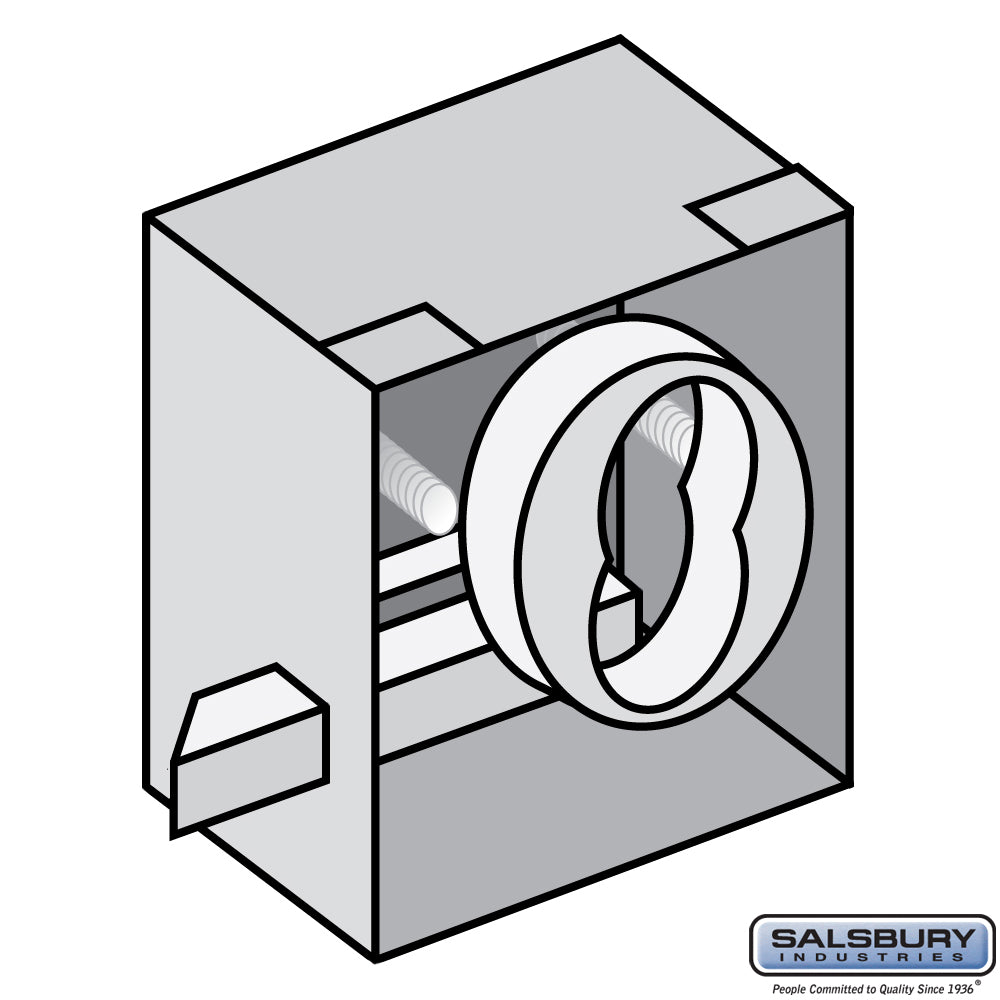 Custom Lock Cylinder Installation for Aluminum Mailbox Door - Owner-Supplied Cylinder and Housing