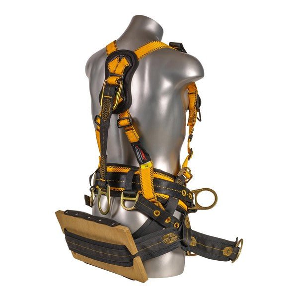Kapture 5 Point Element Full Body Harness - Oil & Gas Derrick Series - 7 D-Rings - Tongue Buckle Legs - Shoulder Pads & Waist Belt - Bosun Chair - All Sizes image 3