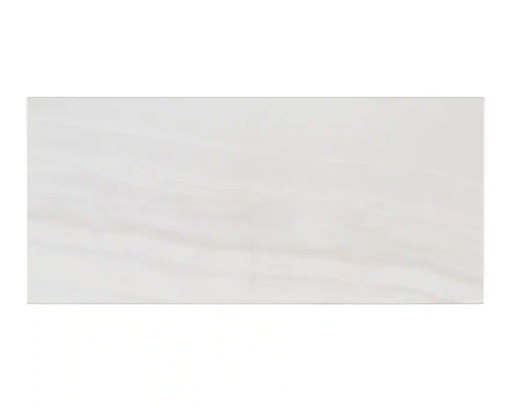 Glossy Rapids White 10 in. x 20 in. Subway Gloss Ceramic Wall Tile (14.80 sq. ft./Case)
