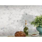 MSI Calacatta Blanco 12 in. x 13 in. x 10mm Polished Marble Mesh-Mounted Mosaic Tile (10.80 sq. ft./case)