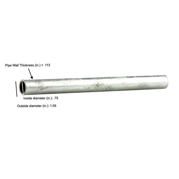 3/4 in. x 10 ft. Galvanized Steel Pipe