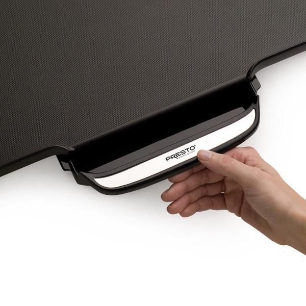 231 sq. in. Black Non-Stick Electric Griddle
