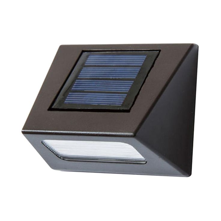 Solar Bronze Integrated LED Downcast Deck Light (4-Pack)