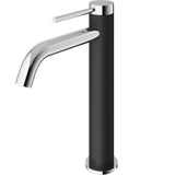 Lexington Single Hole Single-Handle cFiber Vessel Bathroom Faucet in Matte Black