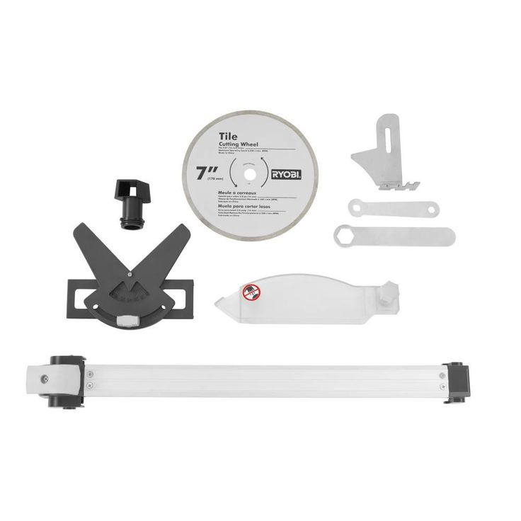 RYOBI 7 in. 4.8 Amp Tabletop Tile Saw with Comfort Knee Pads