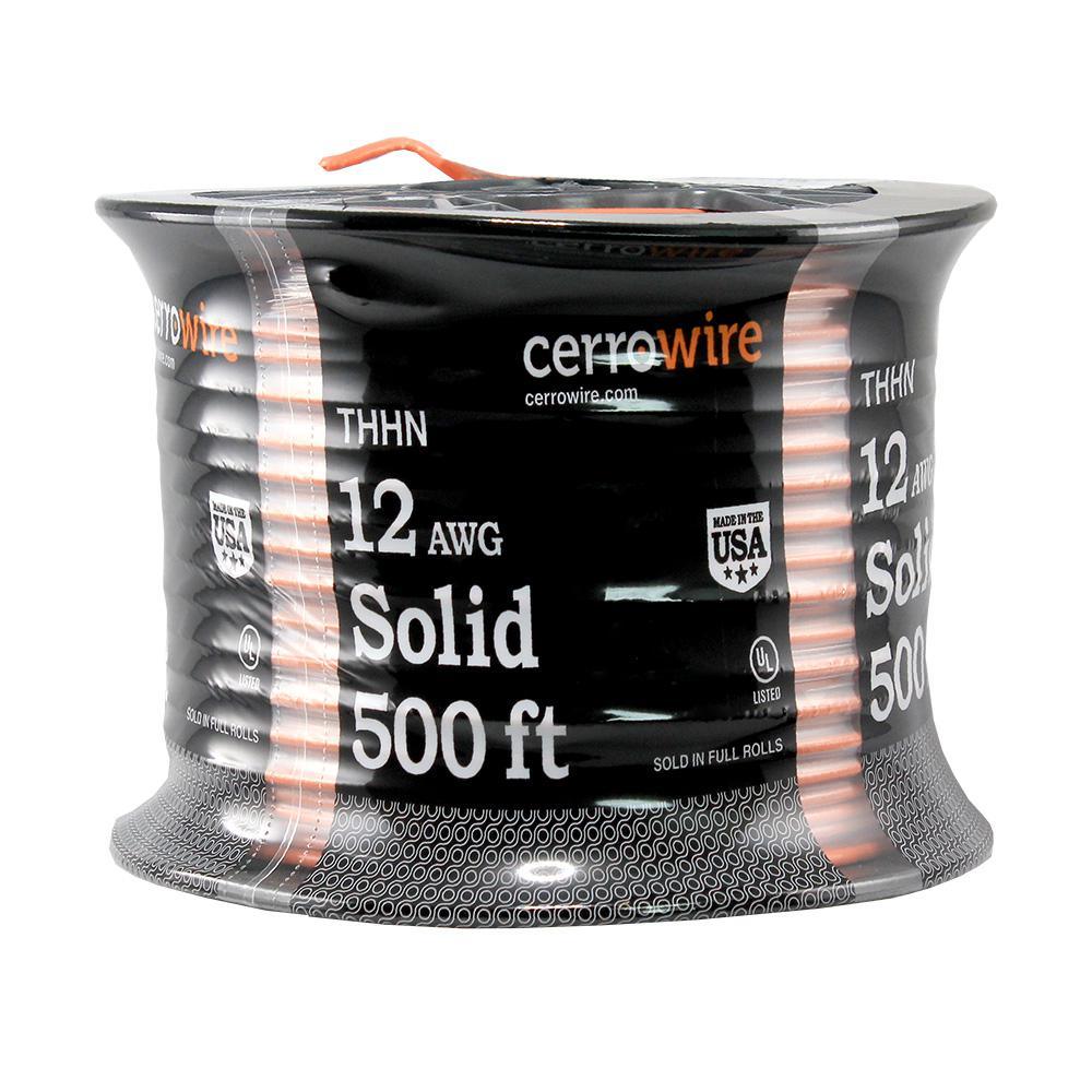 500 ft. 12/1 Green Solid THHN Wire - Super Arbor