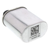 Lennox 22W79 capacitor - side view (Voltage: 370V; MFD: 7.5)