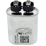 Lennox 22W80 capacitor - front view (Voltage: 370V; MFD: 10)