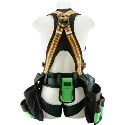 Primegrip Juggernaut TRU-VIS Utility Harness with Bags - All Sizes image 2