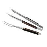 Churrasco Stainless Steel Grill Tongs and Grill Fork