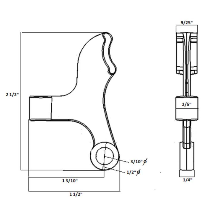 Satin Nickel Hinge Pin Door Stop for Hollow Core Doors Value Pack (5 per Pack)