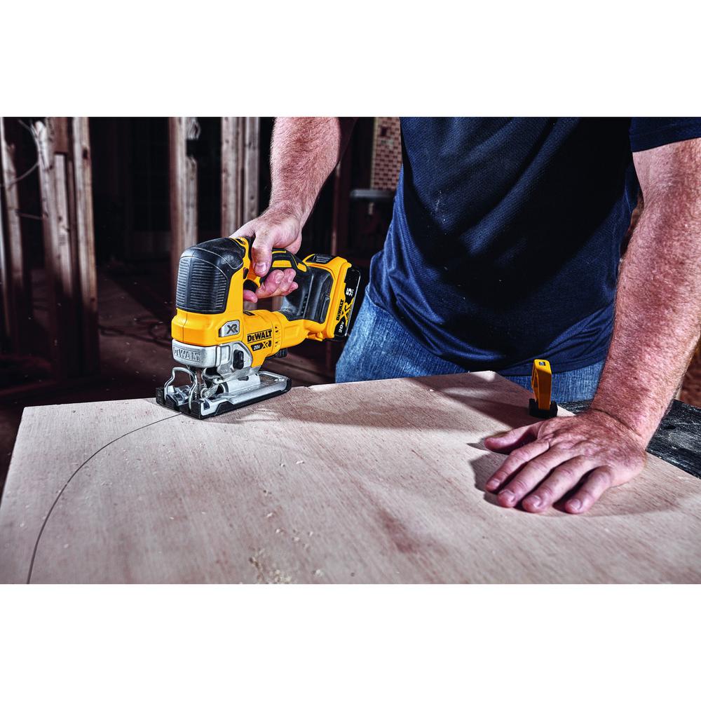 20-Volt MAX Lithium-Ion Brushless Cordless Jigsaw With Bonus Random Orbit Sander (Tools Only) - Super Arbor